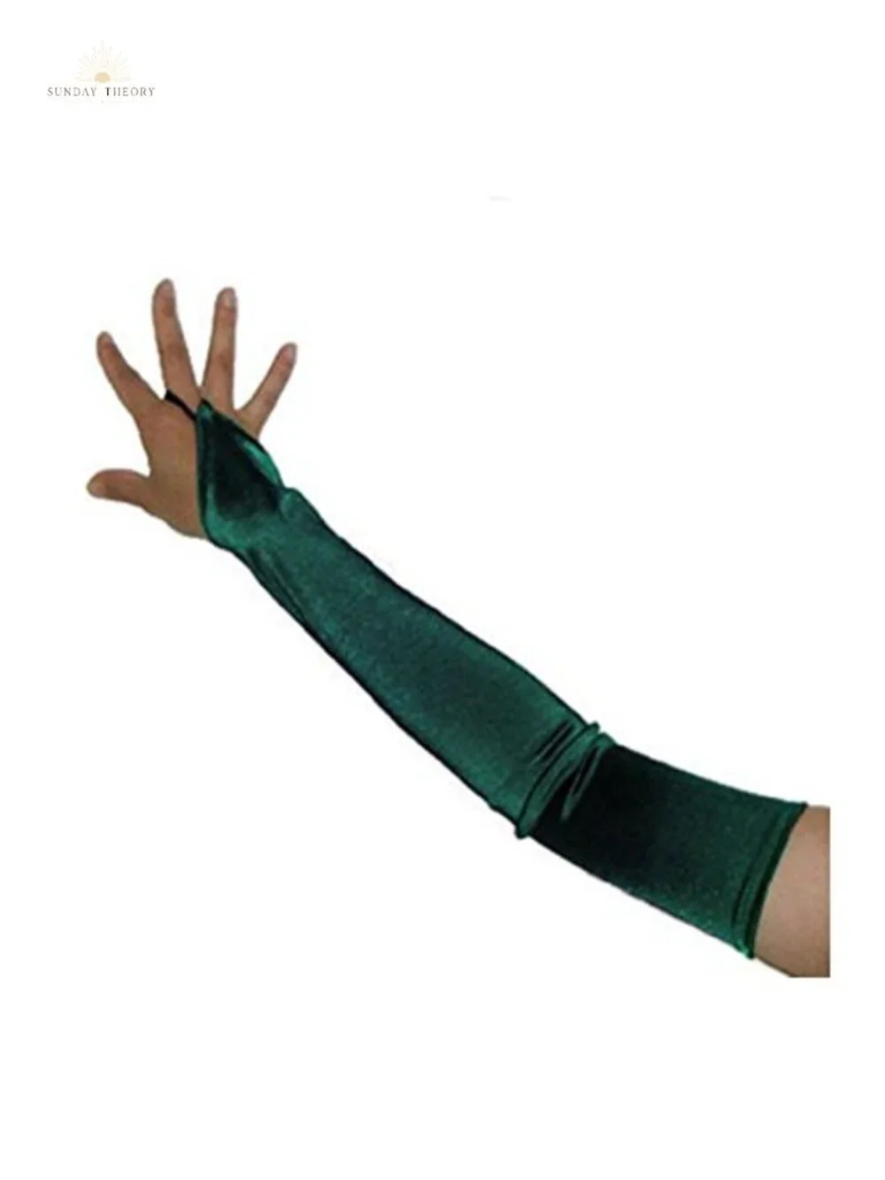 23-Inch Long Bridal Satin Gloves Over the Elbow Formal Party Gloves